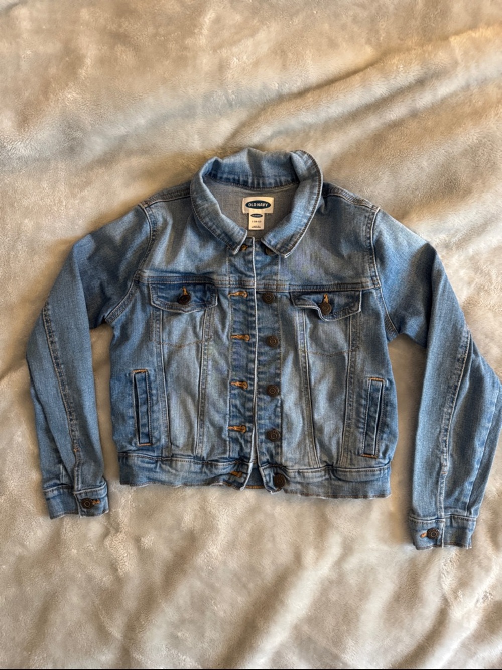 Kids Classic Old Navy Light Blue Denim Jacket – Faded Wash